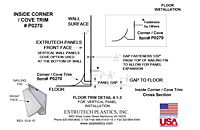 P0270 Inside Corner Trim for Liner Panels - 2